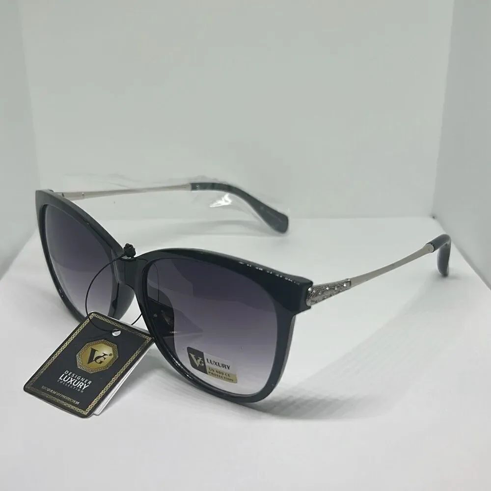 VG Cat Eye Bling Blue Women’s Sunglasses